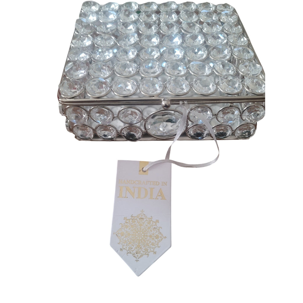 Square Crystal Jewelry Box