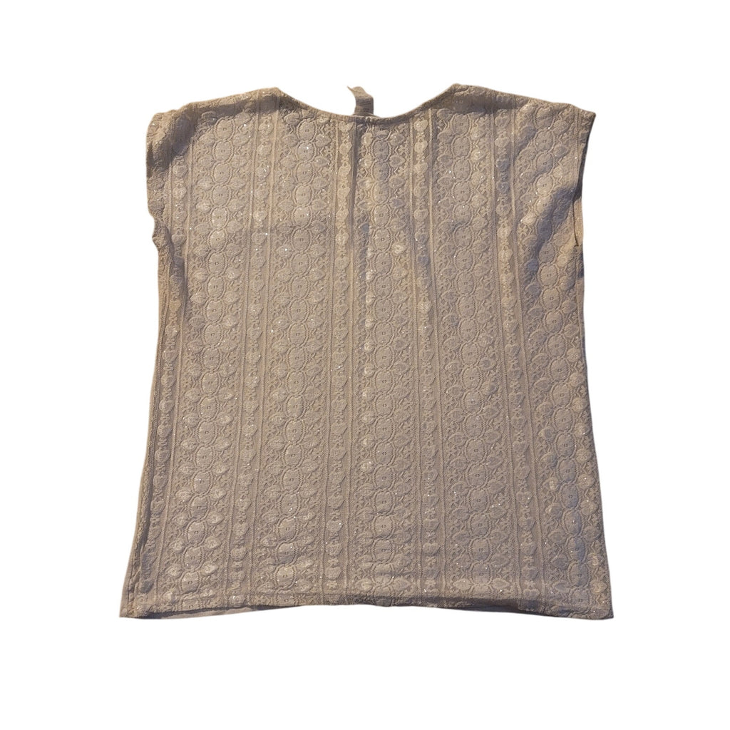Pretty Good Beige Top W/ Lace