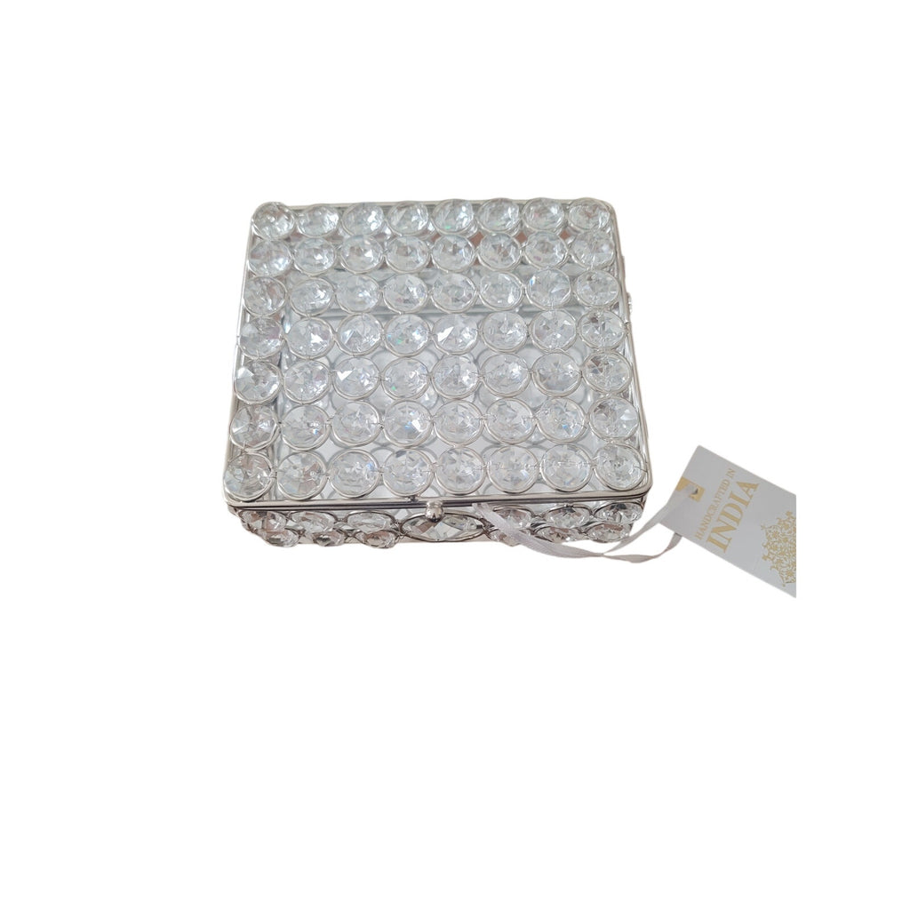 Square Crystal Jewelry Box
