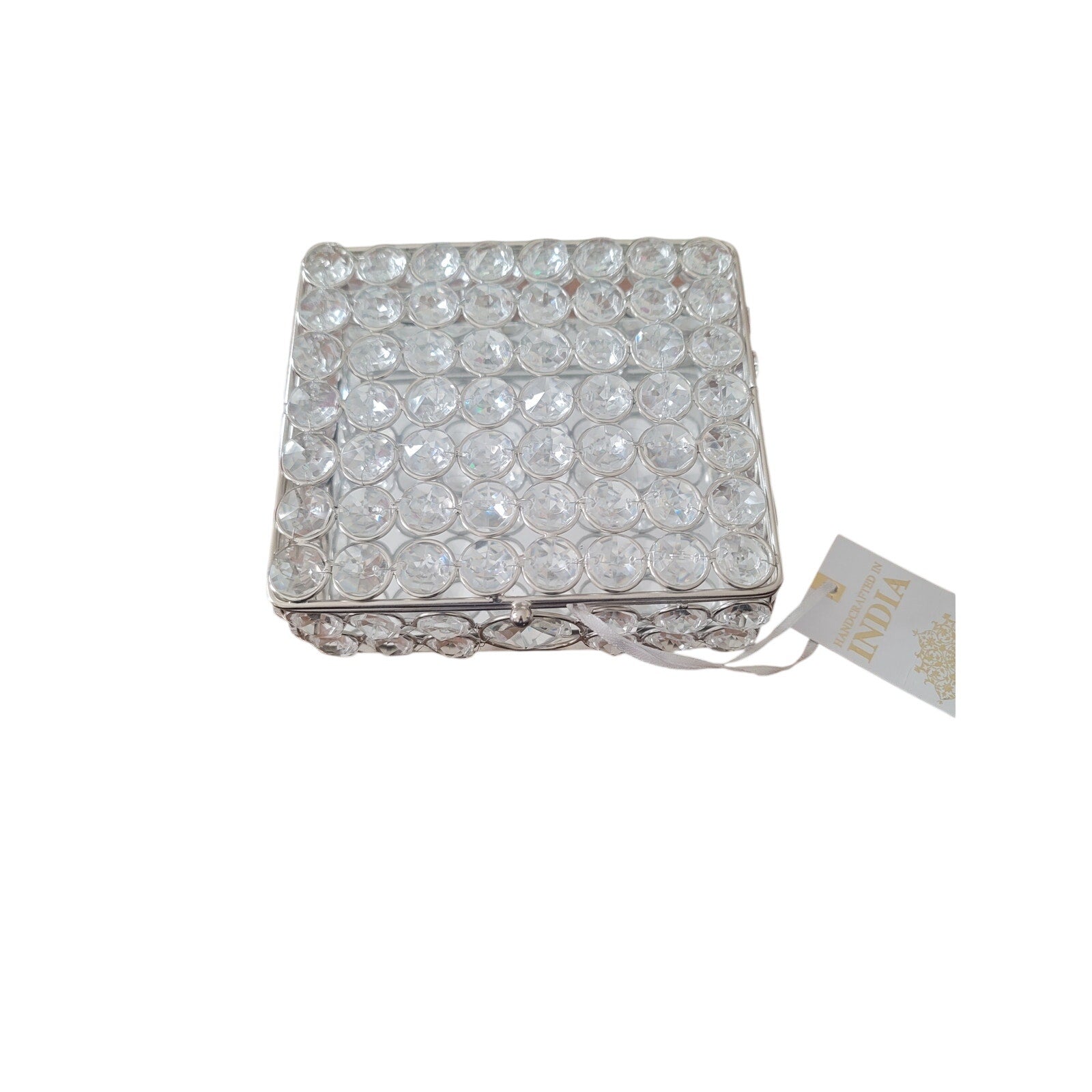 Square Crystal Jewelry Box
