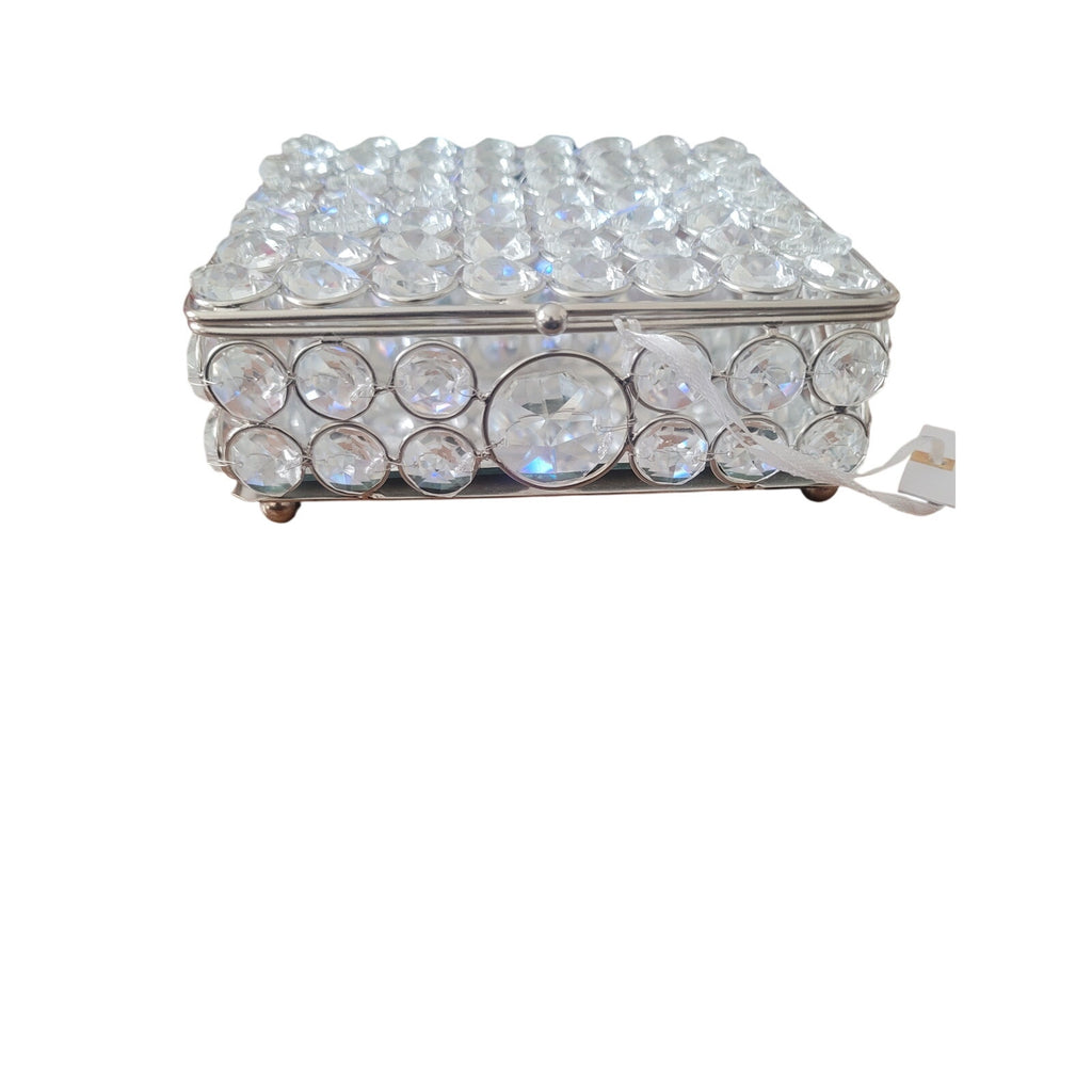 Square Crystal Jewelry Box