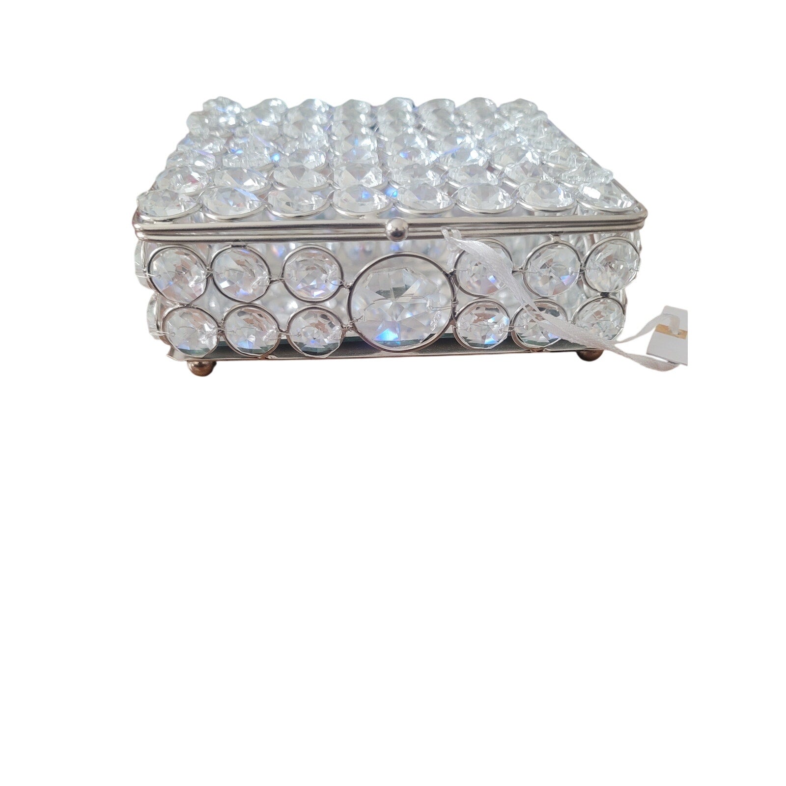 Square Crystal Jewelry Box